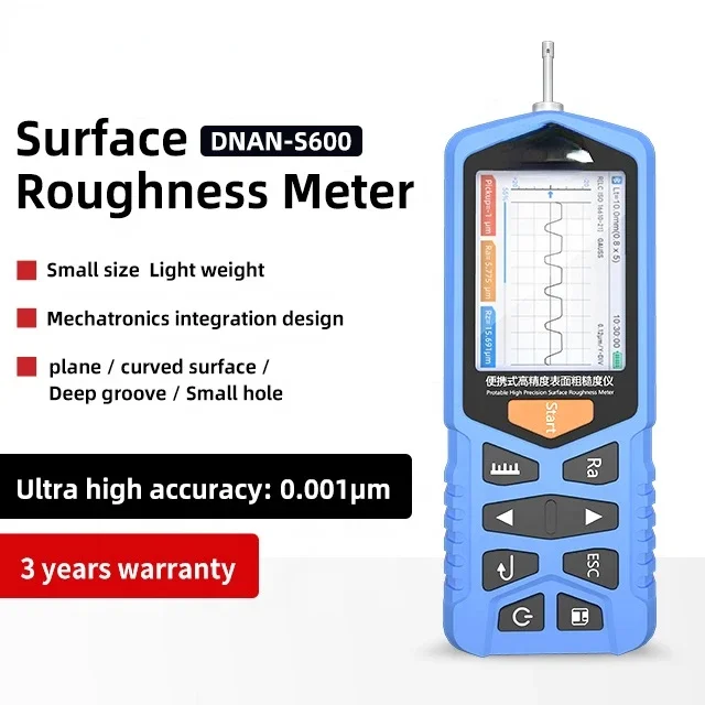 DANA-S360 professional portable high-precision digital surface roughness tester smoothness gauge ndt Ra Rz Rt Rq Ndt