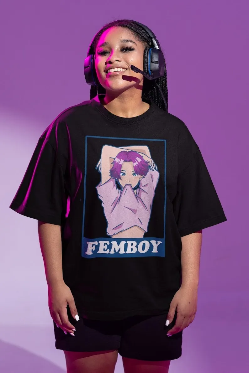 

Femboy Anime Boy Gay Aesthetic Crossdressing Yaoi Pastel Shirt