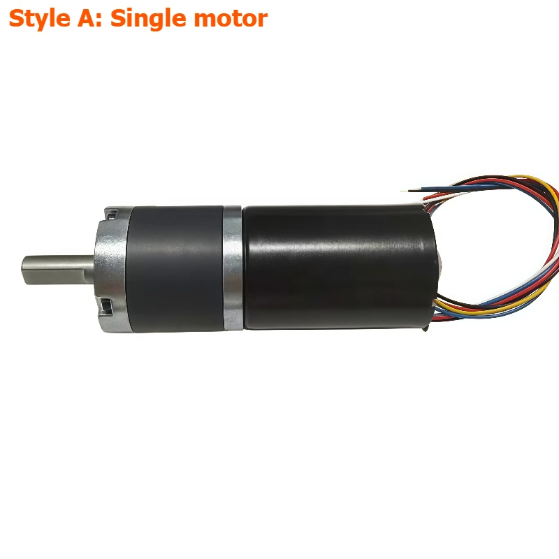 PGM42-4260 planetary gear brushless speed reducer motor, 12V/24V with adjustable power supply and speed controller motor
