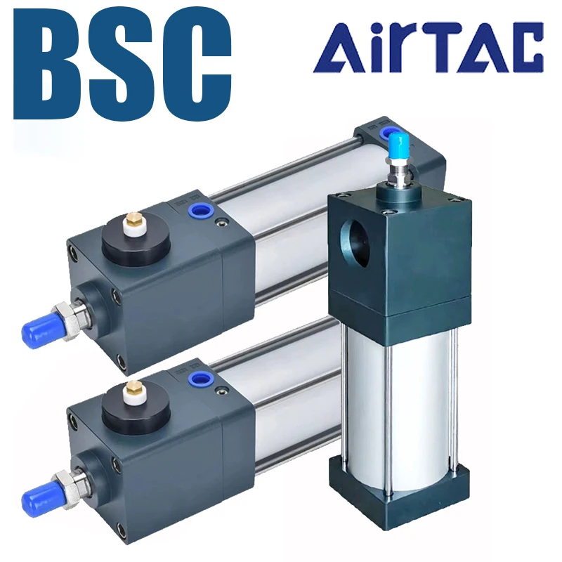 AirTAC BSC Any Position Lockable Pneumatic Cylinder Double‑Action BSC‑32‑40‑50‑63‑80‑100 For Automatic Machine