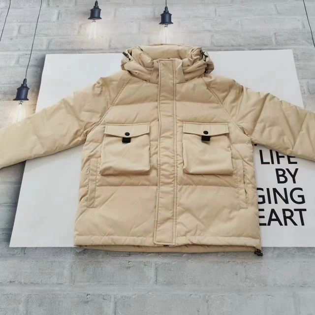 

Новая зимняя модная мужская повседневная теплая хлопковая куртка с капюшоном, рабочая одежда, пальто, подходит для длины, полиэфирное волокно