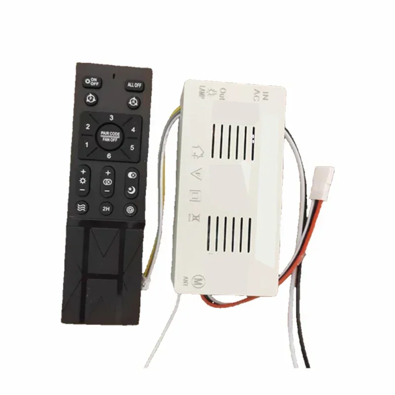 

AC 110V-265V Ceiling Fan Light Remote Control Dimmable Controller Driver Accessories 6 Speed Settings Ceiling Fan