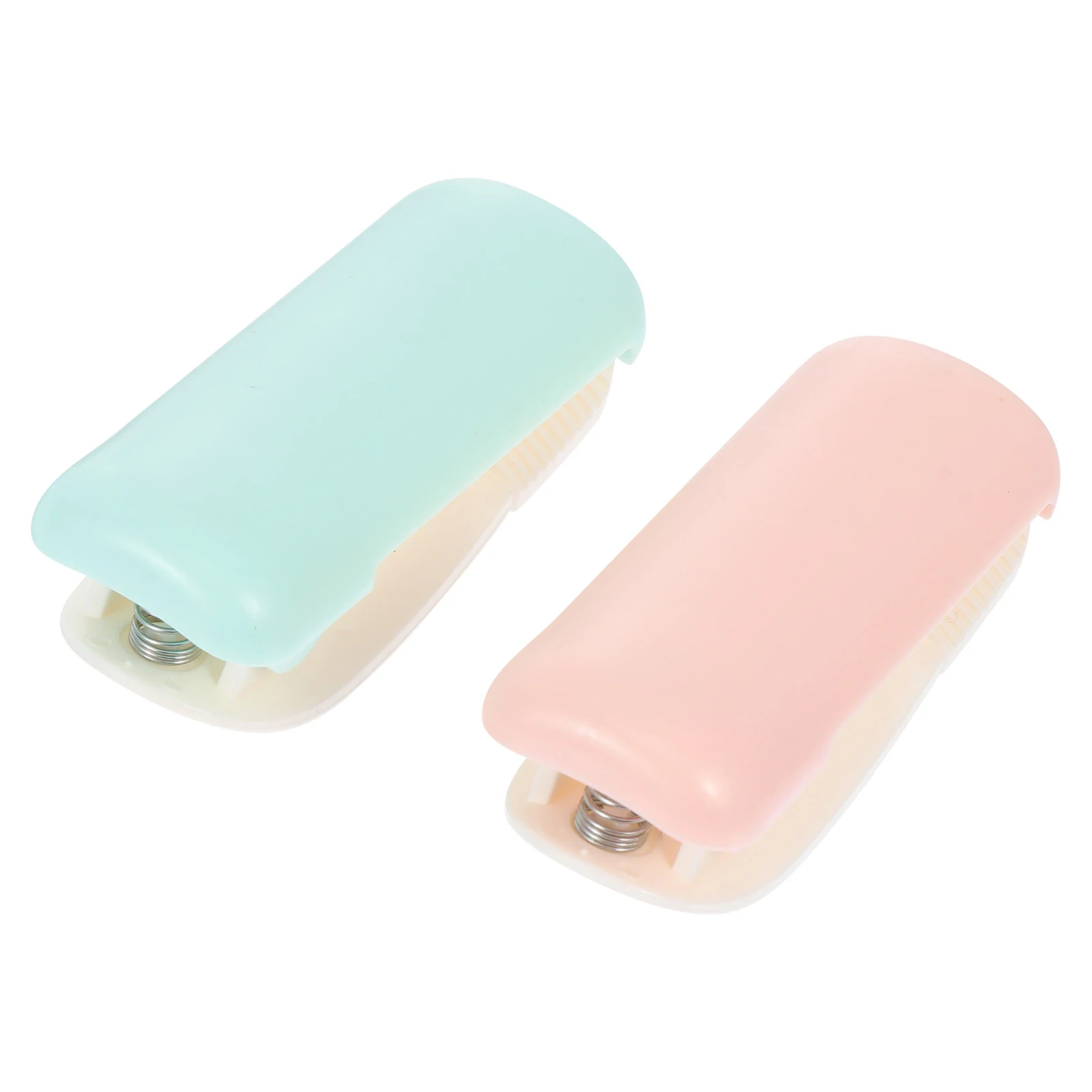 

2pcs Tape Dispenser Plastic Smooth Desktop Decor Edge for Office School Family Activities Projects