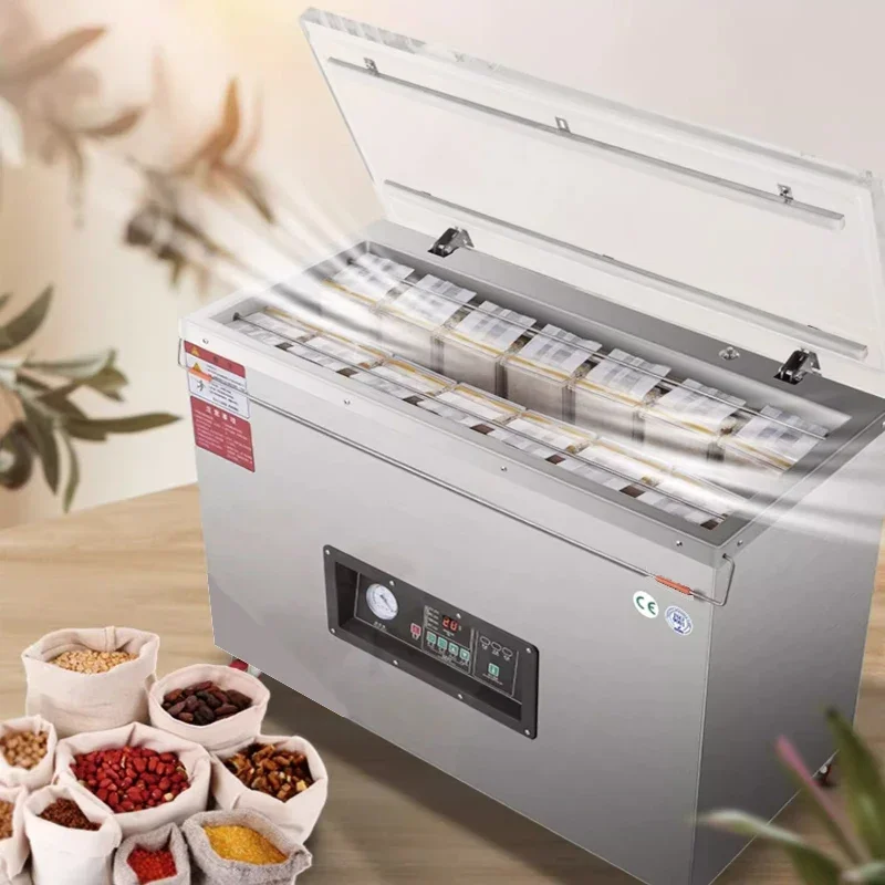 真空包装機商業全自動ステンレス鋼ウェットおよびドライプラスチック食品機器新鮮なシールメーカーを維持