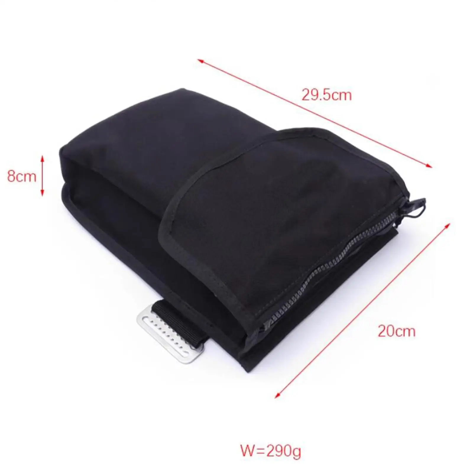 technical-diving-thigh-bag-black-weight-pouch-equipment-holder-scuba-storage-bag-for-underwater-sports
