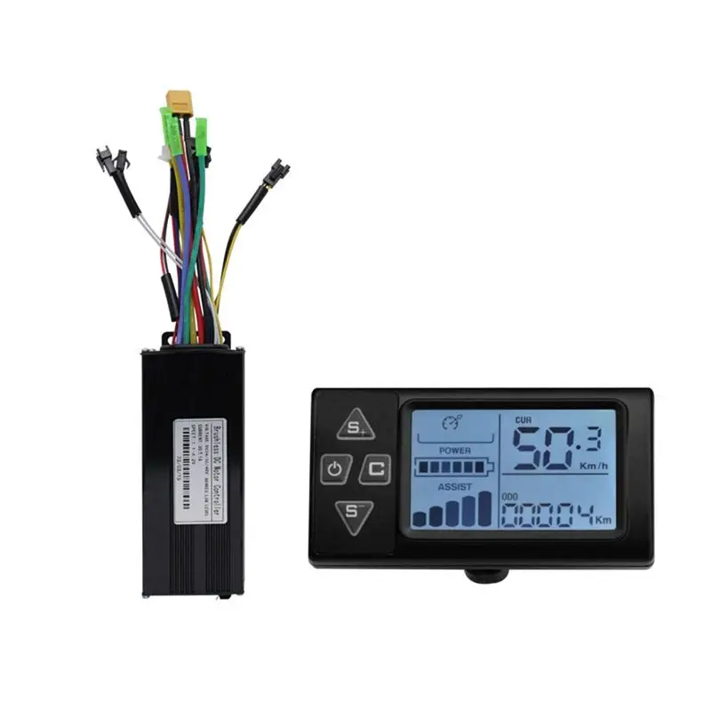 

For Electric Mountain Bike Scooter Repair Kit S861 Color LCD Brushless Motor Drive Controller 36V 48V 30A 750W 1000W-AA26