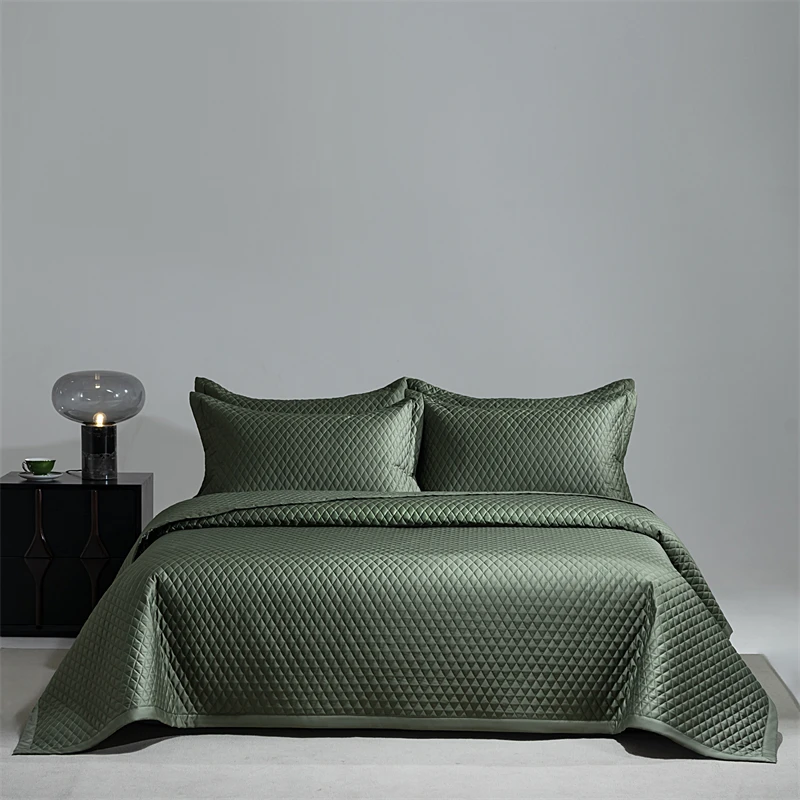 1000TC Egyptisch katoen luxe gewatteerde sprei, Queen King Size, Bedovertrek, Matras Topper Sprei, Laken, Kussenslopen
