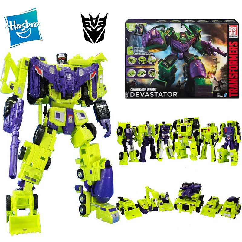 Hasbro Transformers Combiner Wars Devastator Idw 45Cm Titan Class Anime Original Action Figure Model Toy Gift Collection