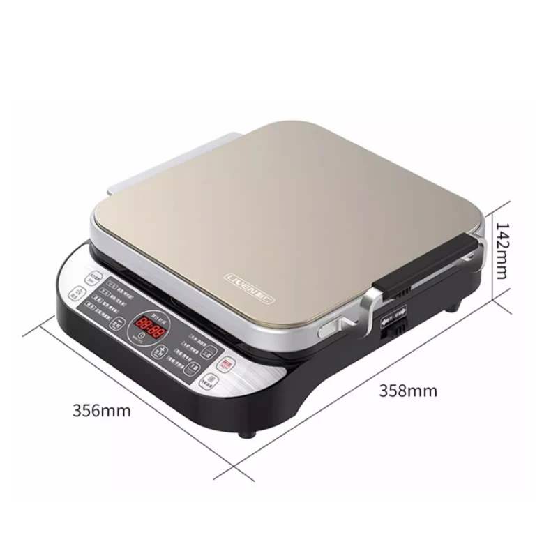 

Household Electric Grill Baking Pan Removable Washable Griddle Bakeware Square Grill Plate Pancake Barbecue Machine