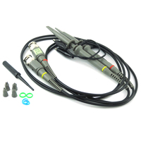 2pcs BNC Oscilloscope Probe Kit P6100 100MHz 1X 10X Precision Scope Clip Probes -20 to 75 Celsius Degree Device