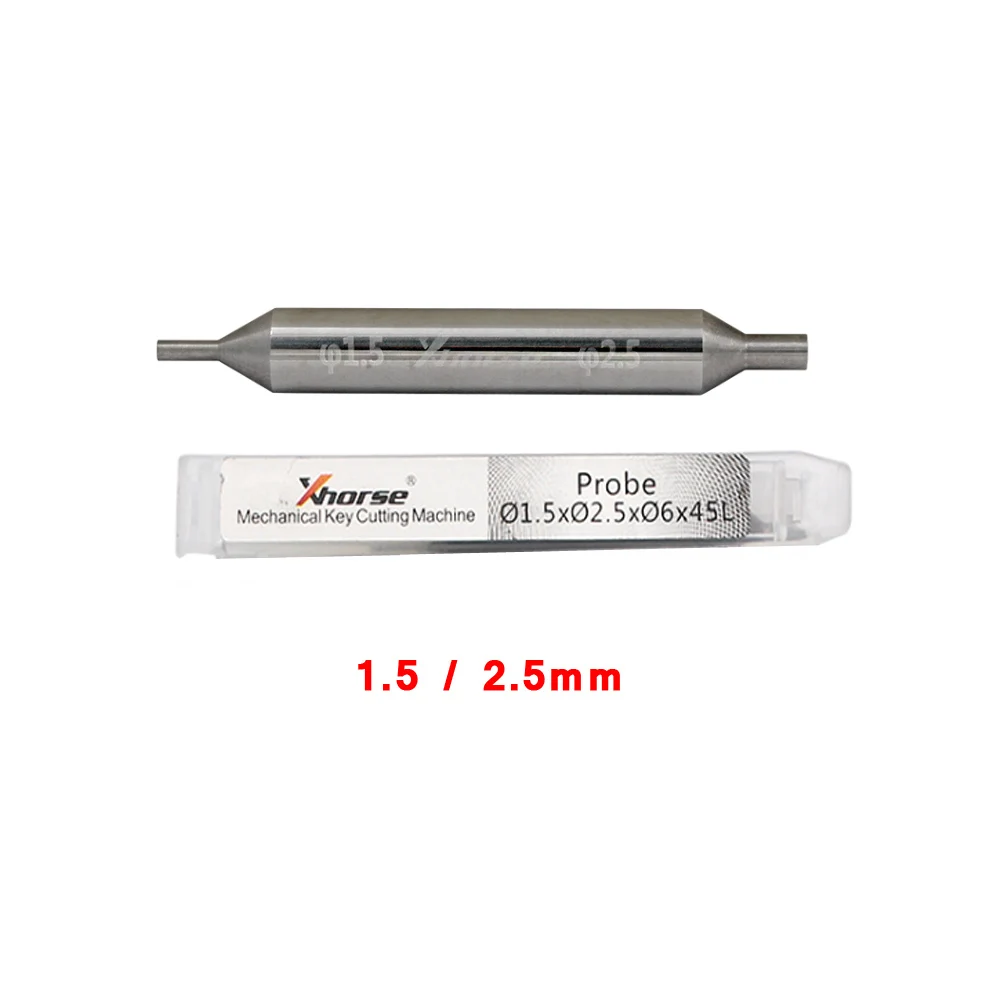 Xhorse 1,0mm 1,5mm 2,0mm 2,5mm sonda de fresado para CONDOR XC MINI Plus XC-007 Dolphin XP-005 XP-007 máquina cortadora de llaves