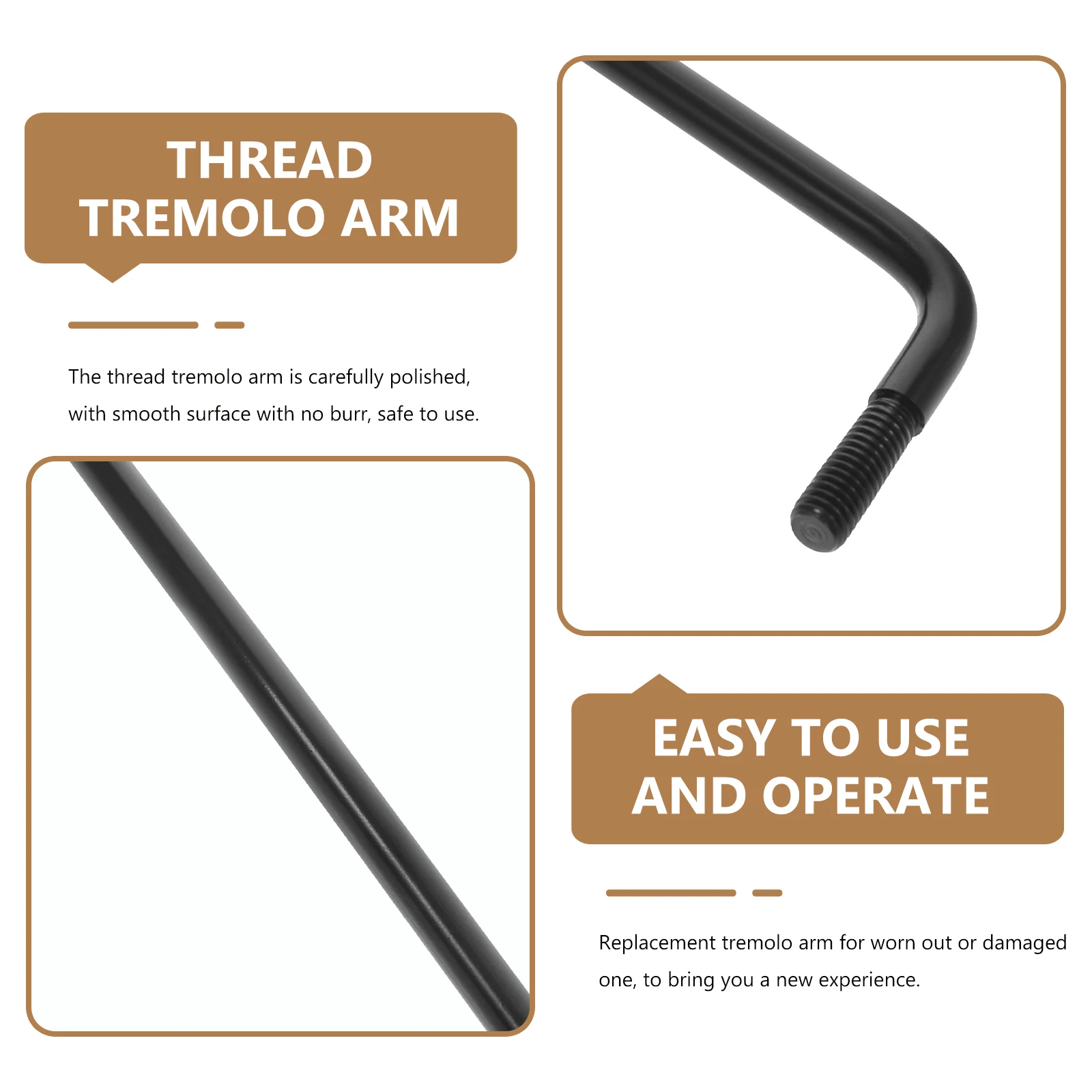 

Electric Guitar Tremolo Threaded Arm Accessories Bridge Bars for Parts Whammy Metal