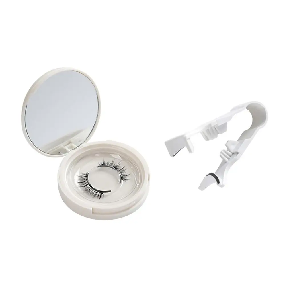 Magnetic Eyelashes With Applicator Higu Clace Natural No Magnet False Reusable Glue Look Needed Eyelashes Lashes Soft X0L2