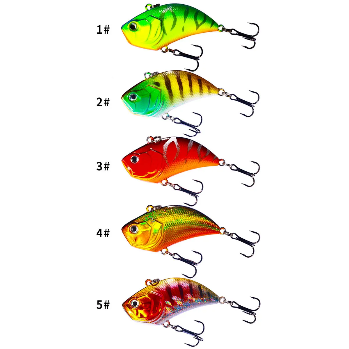 HENGJIA Long Casting VIB Winter Crankbait 5.4cm-13g-6# Sinking VIB Fishing Lure Wobbler Isca Hard Bait Fishing Gear Accessories