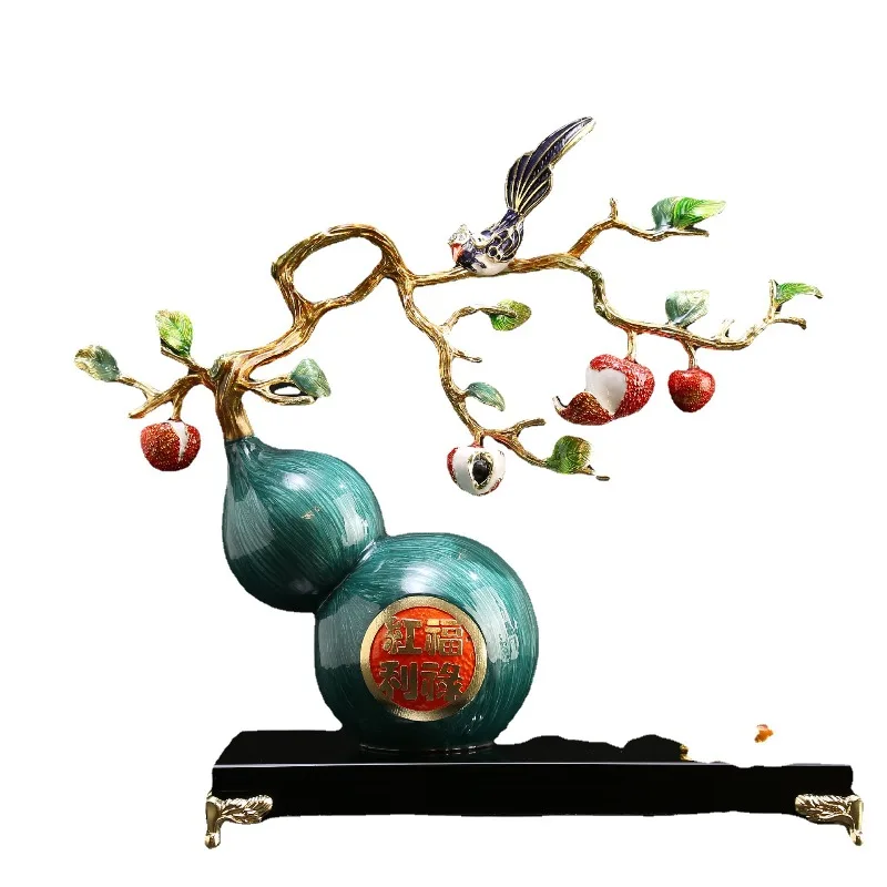 

Creative gourd ornament light luxury living room TV cabinet decoration wine cabinet decoration
