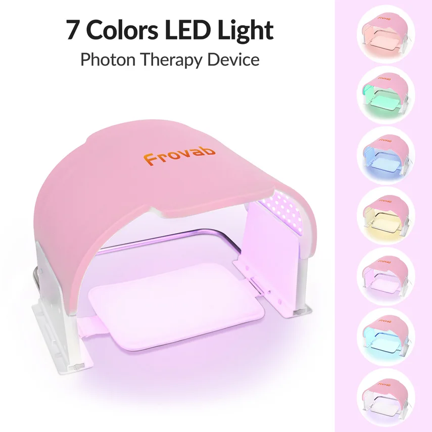 

Professional 7 In 1 Colors Led Light Face Mask Beauty Device Phototheray for Improve Blackheads Fine Lines Whitening Acne