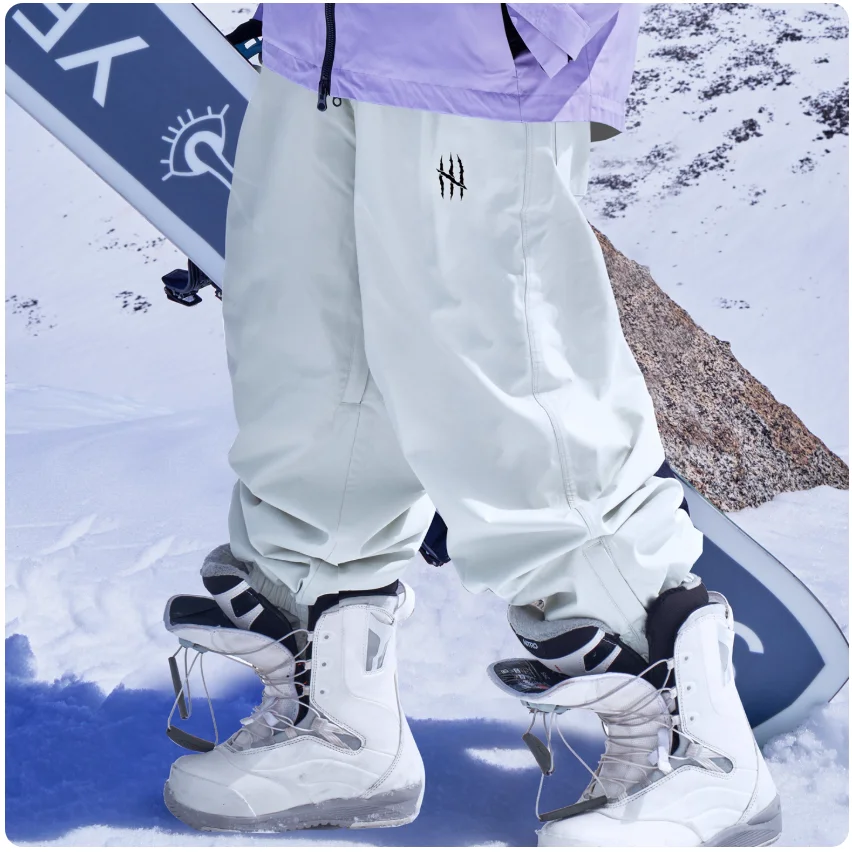 APVCX 2025 Unisex 3L HardShell Skihose, wasserdicht, winddicht, Thermo-Snowboardhose mit Fleecefutter für Wintersport