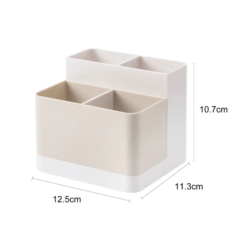 1pc Multi-purpose Cosmetic Storage Box Desktop Stationery Finishing Box Grid Storage Box Office Supplies Organizers for Desk image 4