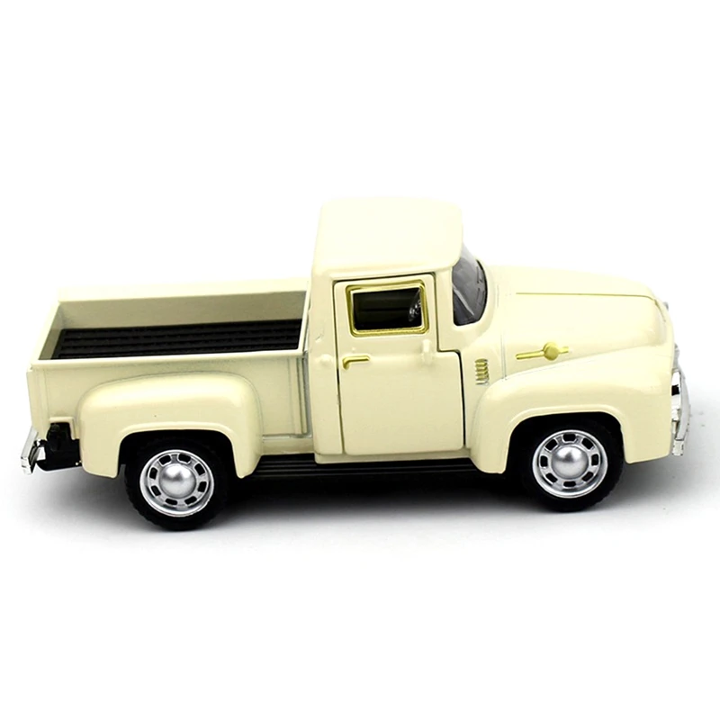 2Piece Vintage Truck Decor Cute Metal Car Gift Pickup Truck Model For Home Decoration