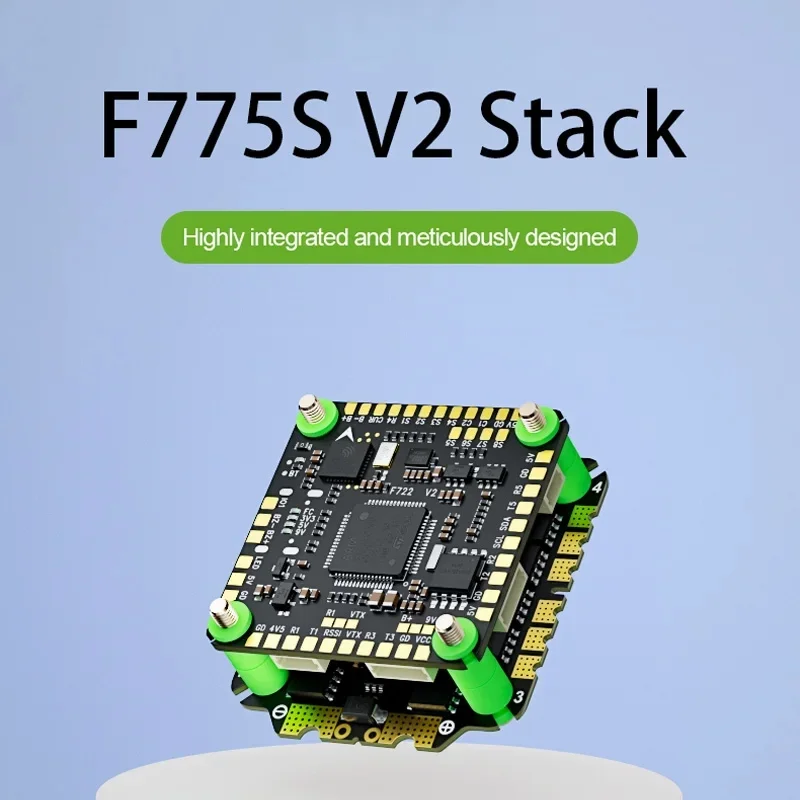 

F765S F775S V2 Stack F722 V2 Flight Controller 3065S 3075S 65A 75A 4in1 ESC 30x30mm 3-6S BLHeli_S for RC FPV Freestyle Racing Dr