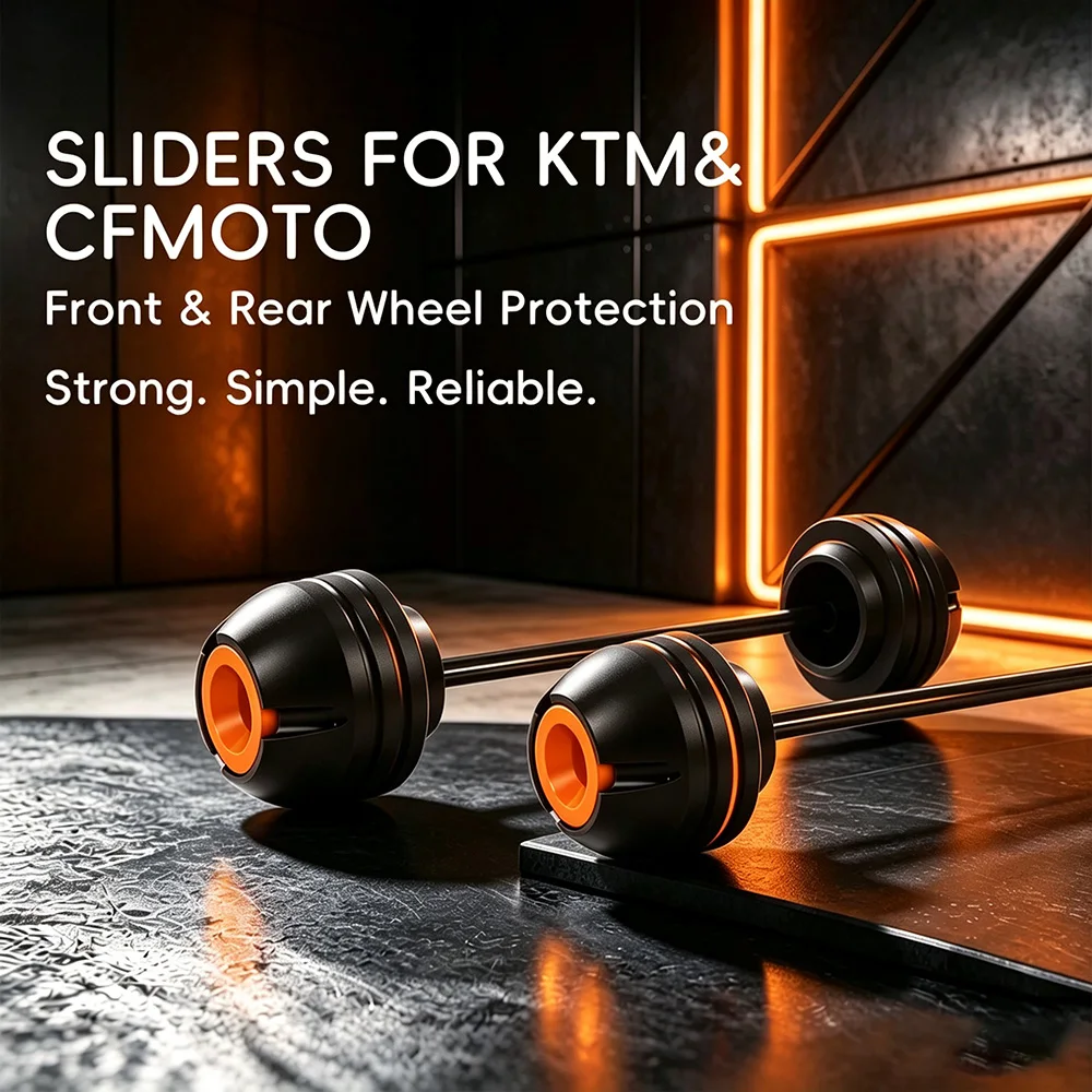 Motorcycle Front Rear Crash Axle Protector For KTM DUKE790 890 ADV Fork Frame Falling Slider For Cfmoto 800MT 800NK Accessories