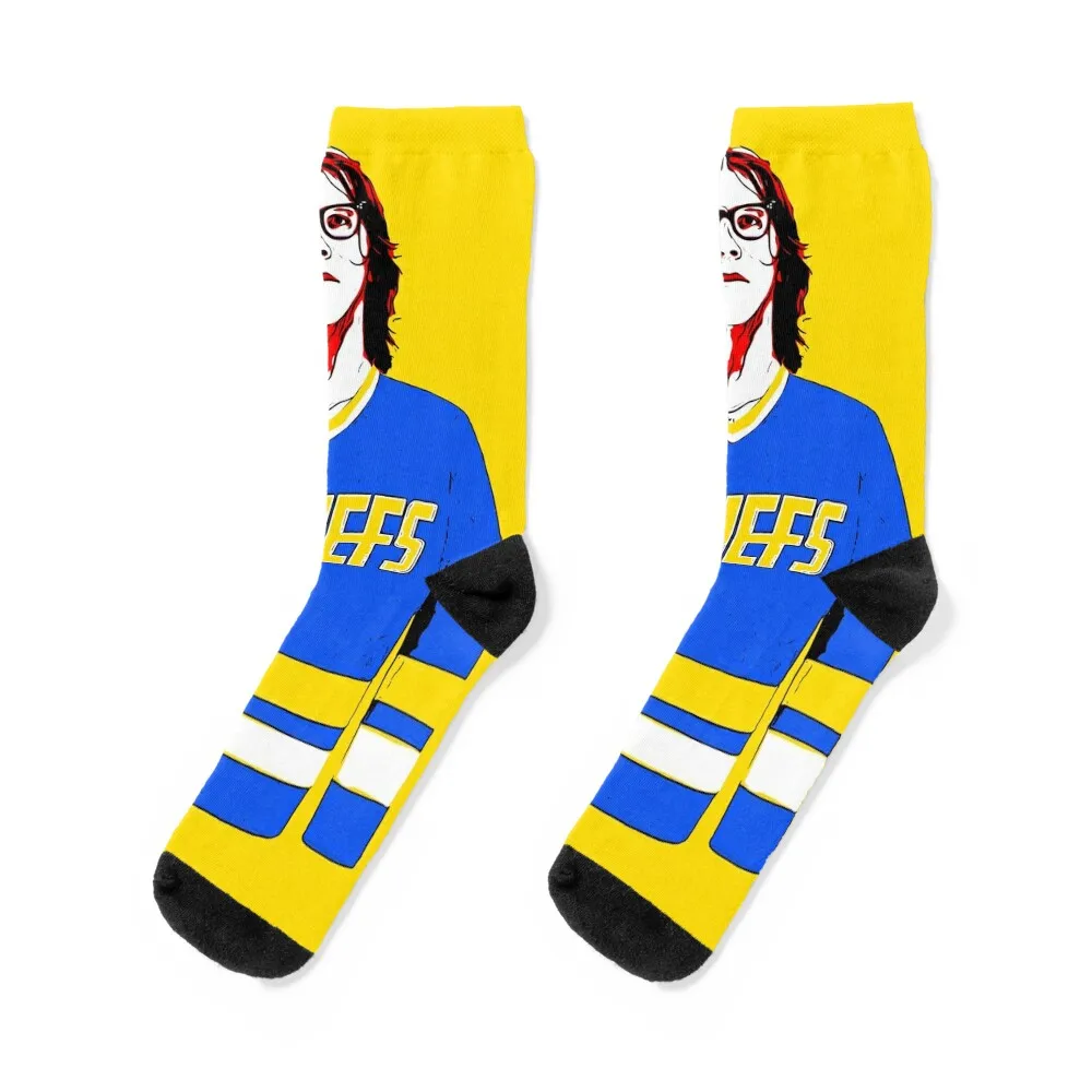 

Hanson Chiefs Slap Shot Hockey Socks Heating sock short sport new year Socks Ladies Men's