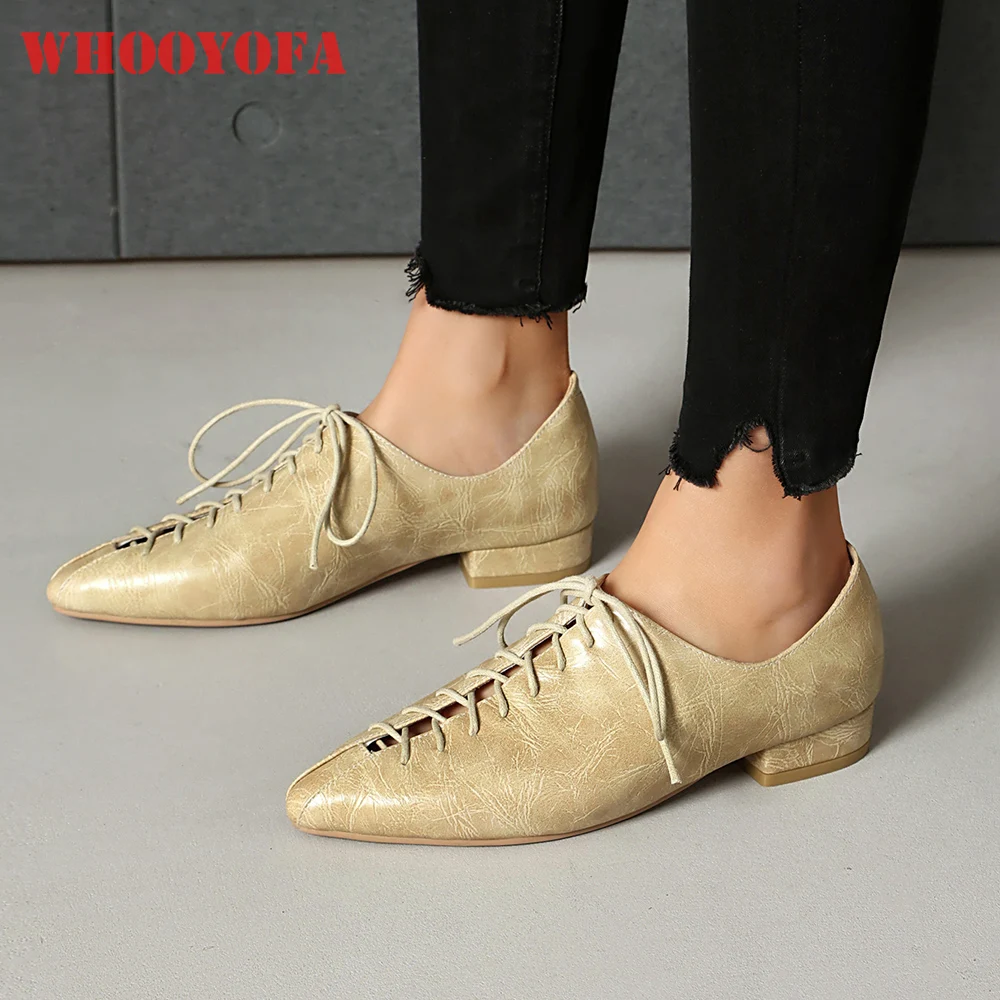 

2026 Lolita Black Women Low Heel Pumps Block Wide Fit Lady Party Oxford Shoes Large Plus Size 11 45 Lace up