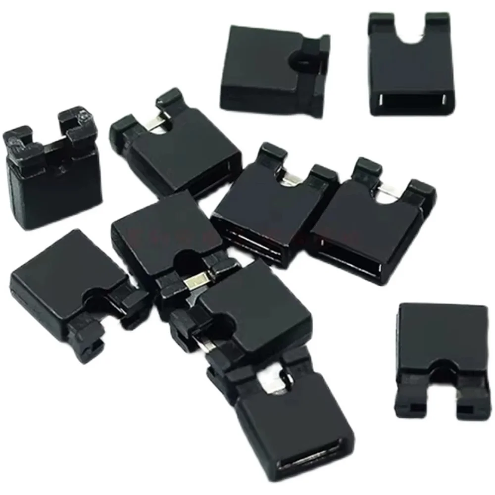 2000PCS 2.0mm Pitch Shorting Cap Pin Header Jumper Block Black Circuit Board Jumper Caps for Electronic Components