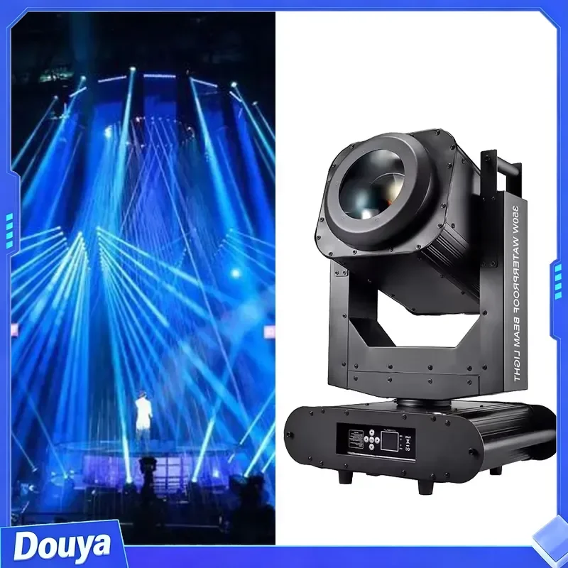 230W -350W Power Beam Moving Head Lamp, with LED Strips, Disco Party Stage Lighting Effect Lamp, DMX512
