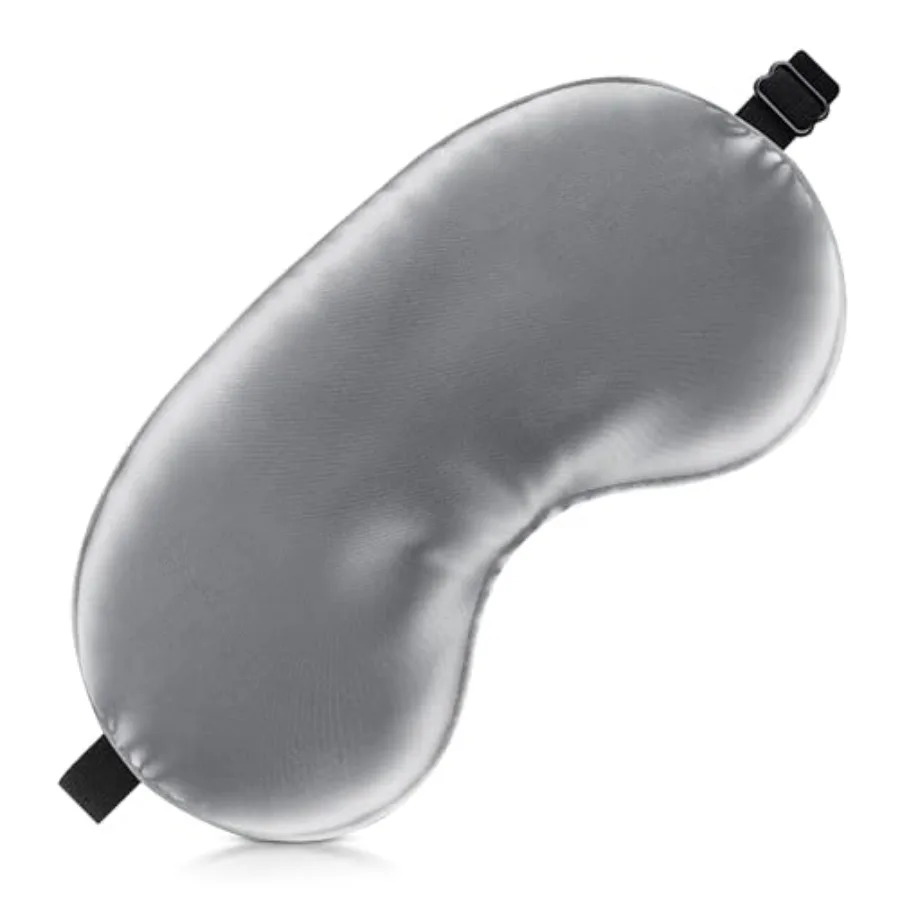 

Sleep Mask Silk Eye Mask for Men Sleeping Mask, Adjustable Elastic Strap for Night Shading Sleep Mask, Soft and Comfortable for
