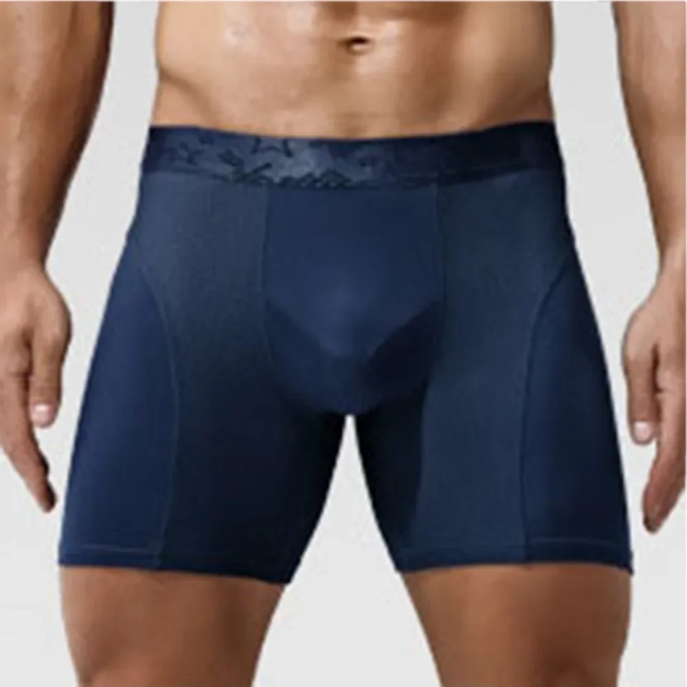 Underwear Elephant Nose Briefs Stay Supported and Comfortable during Workouts with Men's Lengthen Boxer Seamless Shorts