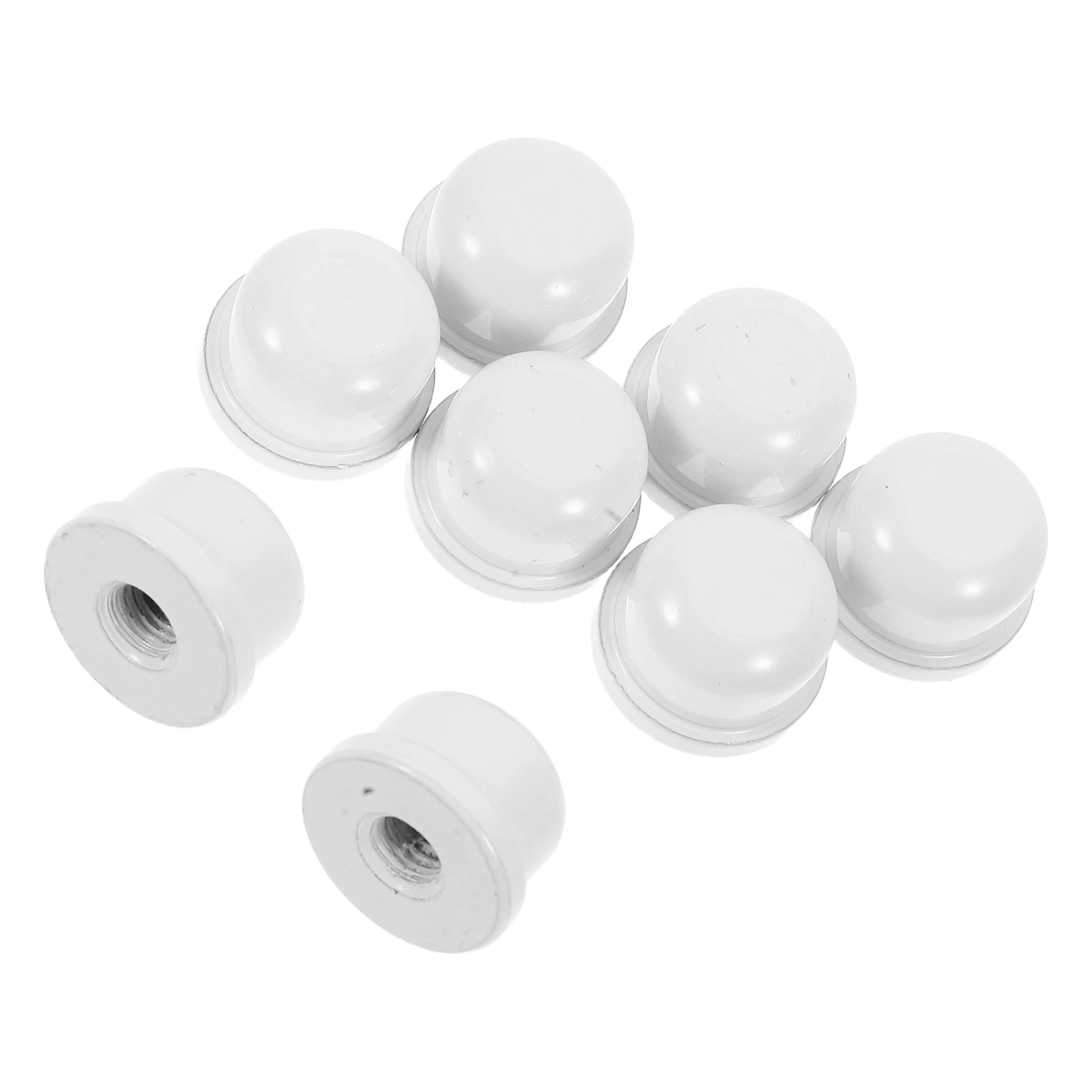 

8Pcs Lamp Finial Cap Decorative Horn Design Metal Lamp Holder Table Lamps Easy Installation Bedroom Study Living Room Decoration