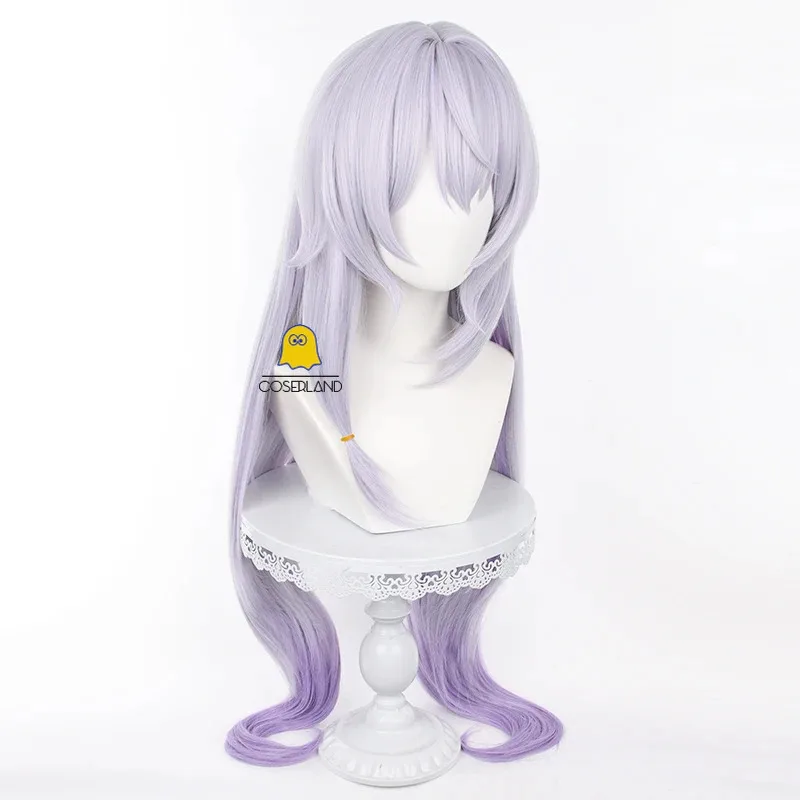Game Black Swan Cosplay Wig Honkai Star Rail Light Purple Long Hair Garden of Recollection Halloween Party Women Accessory Props