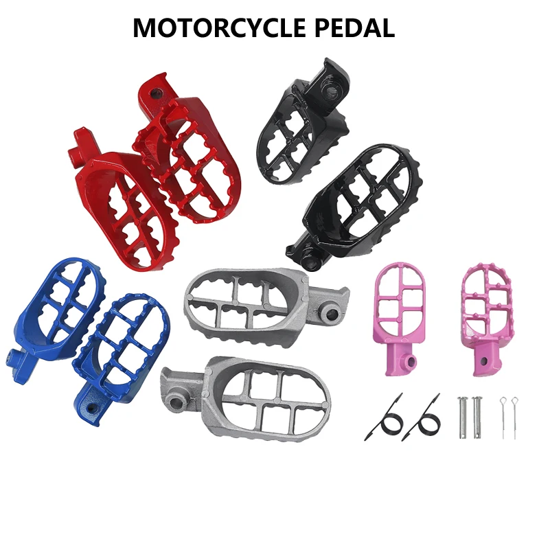 Podnóżki motocyklowe podpórki kołki dla XR50R CRF50 CRF70 CRF80 CRF100F motocykl Dirt pitbike