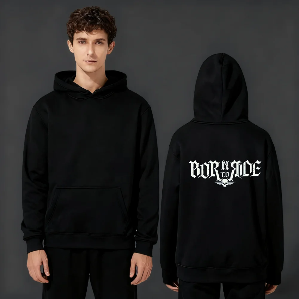 

Новая модная свободная и повседневная брендовая уличная одежда Y2K 2025 года, сверхмощная толстовка 300G с художественным принтом черепа и буквами.