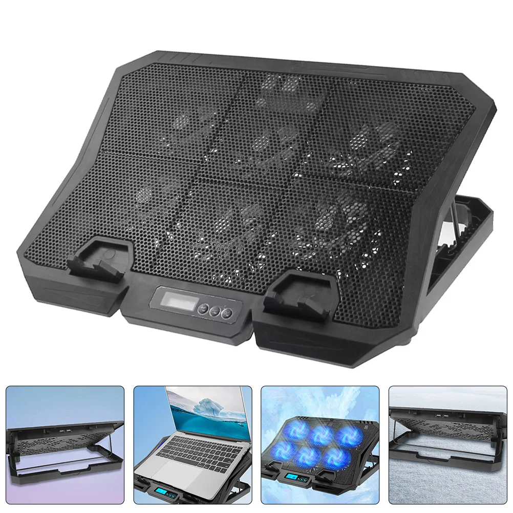 

Pad Laptop Fan Stand 15.6 Inch Adjustable Quiet Fan Stand For Gaming Desktop Use Laptop Cooler Holder Base