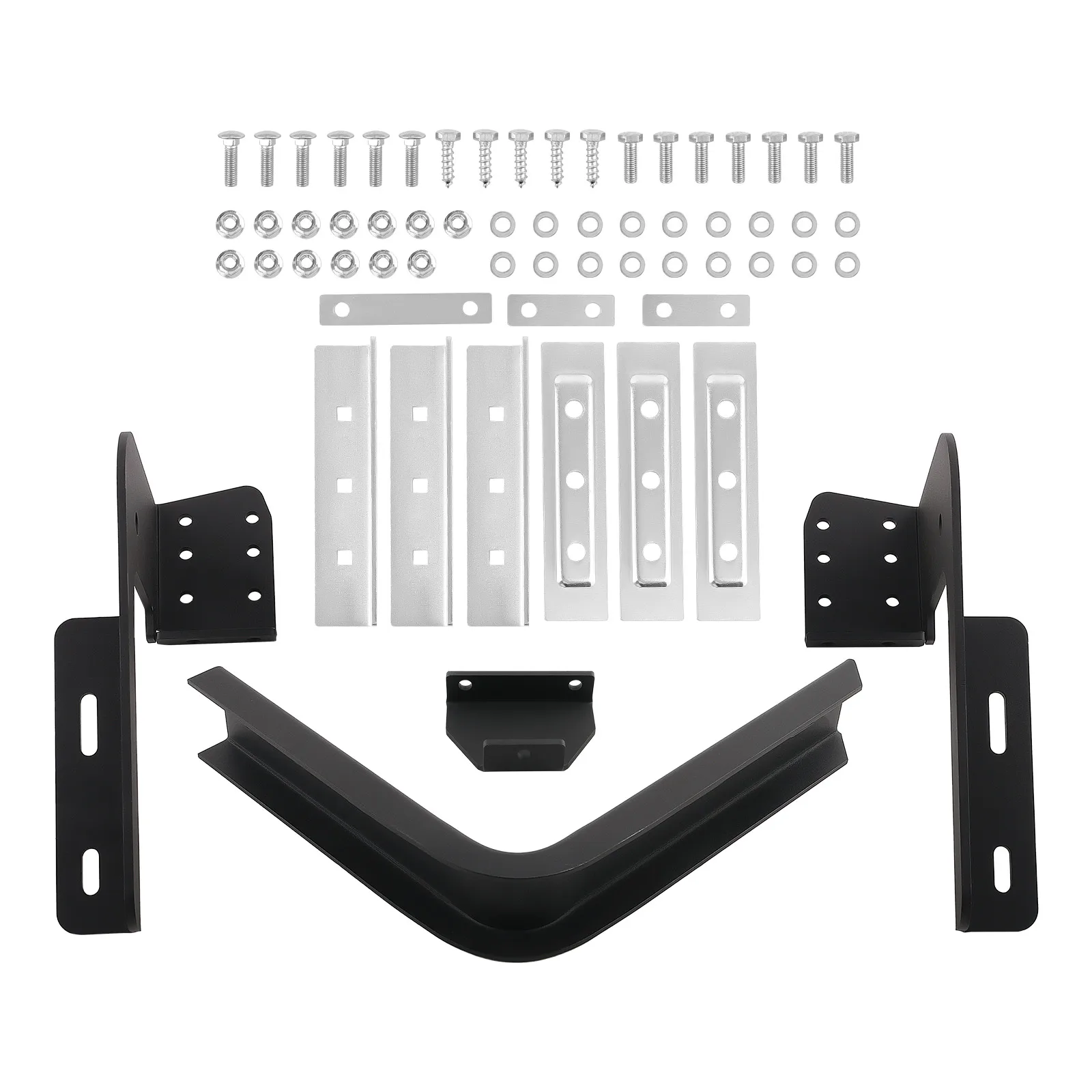 Steel 54" Passenger Running Board Mounting Bracket Kit for Ram ProMaster 2014-Present