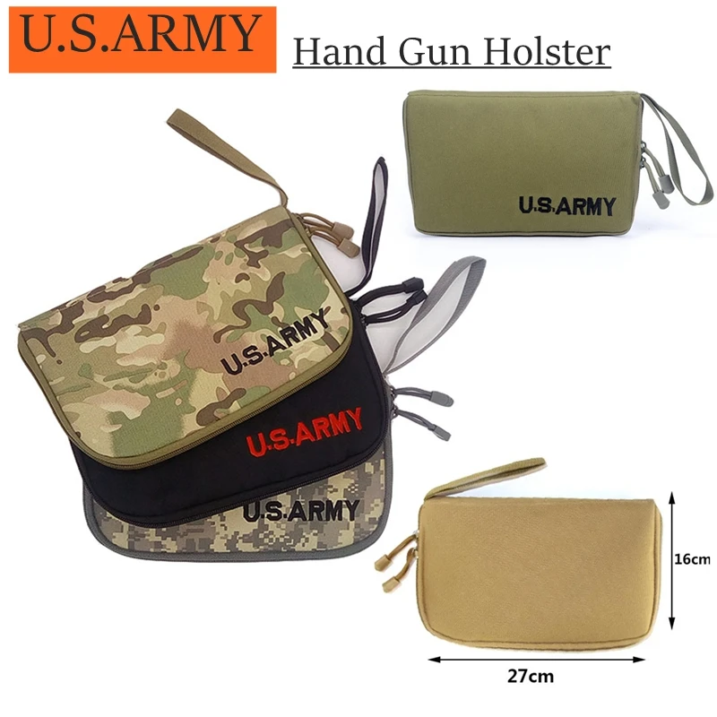 

Уличная камуфляжная износостойкая складная кобура для ручного пистолета, подходит для PX4 1911 M9 G2C CZ S&W GLOCK17 для тактической сумки для инструментов