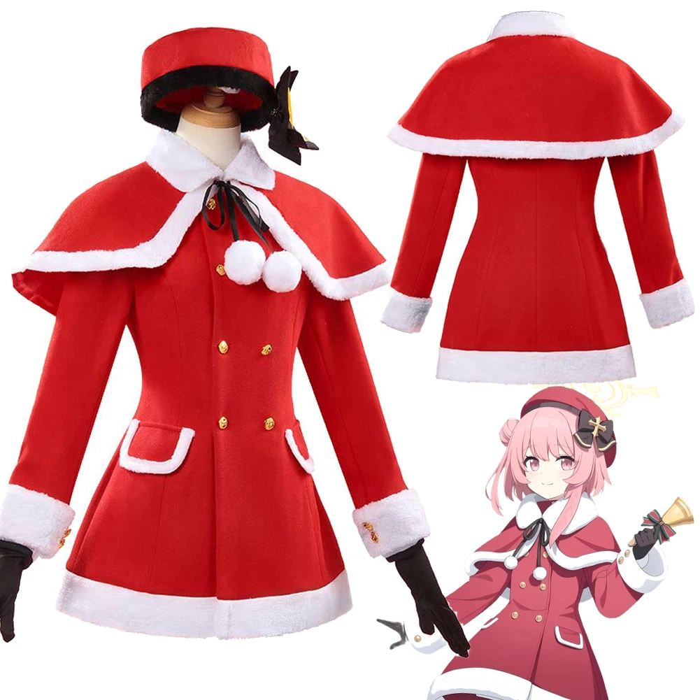

Fantasia Archive of Blue Xmas Serina Cosplay Clothing Game Christmas Disfraz Costume Adult Women Halloween Carnival Party Cloth