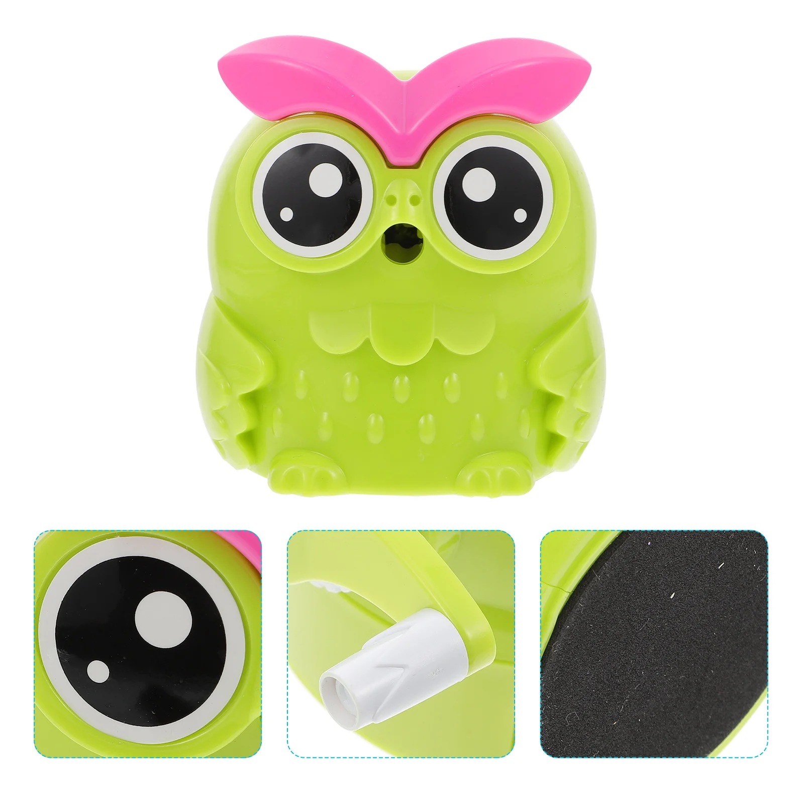 Owl Design Cartoon Semi-automatic Rotary Pencil Sharpener Best Pencil Sharpener for  Students (Random Color)