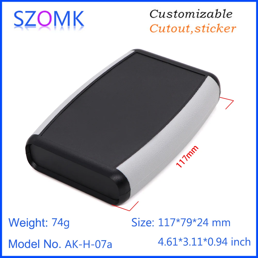 1Piece 117*79*24mm szomk 9V battery holder plastic enclosure for electronics junction housing hot selling abs plastic case