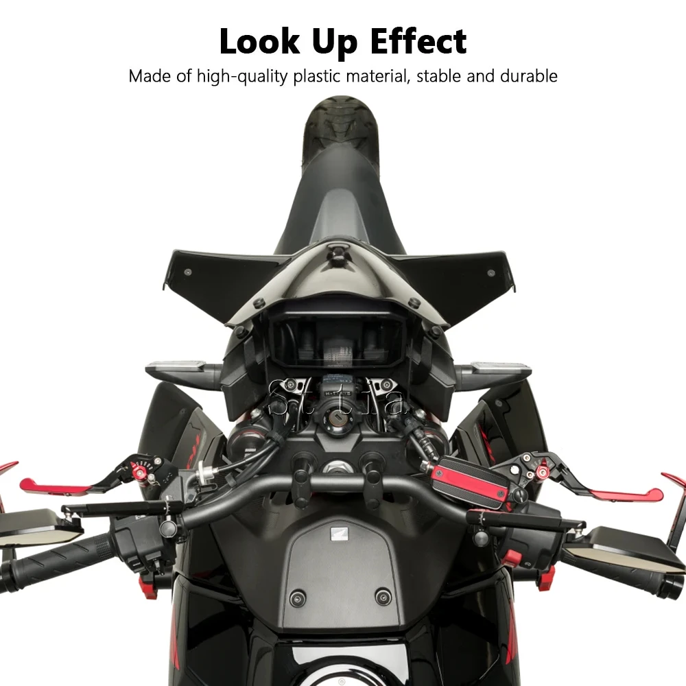 Spoiler dianteiro da motocicleta para honda cb750 hornet cb 750 hornet 2023 2024 2025 esporte downforce nu fortal spoilers asa deflect