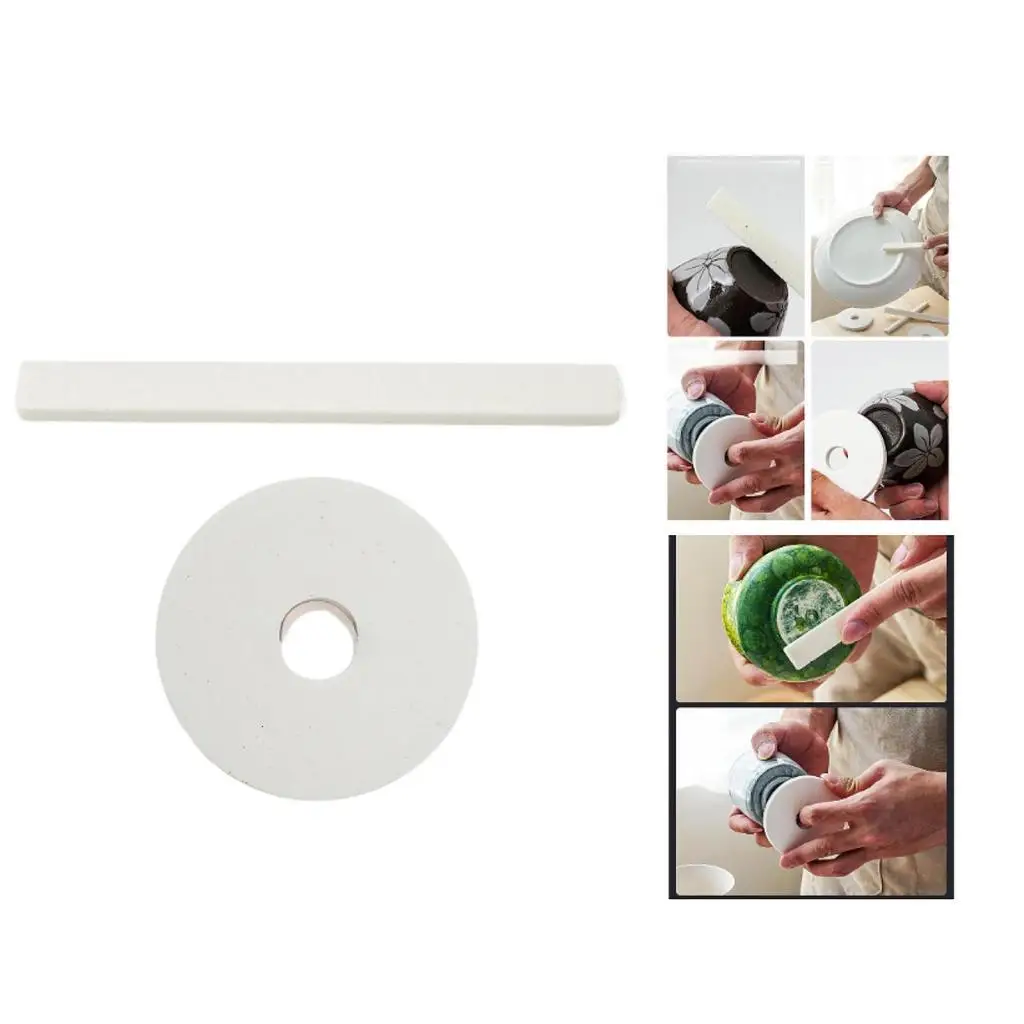 

Hand Sanding Block for Pottery Supplies High Performance Pottery Bottom Hand Polishing Pad Hand Sanding Block Kit Sanding Block