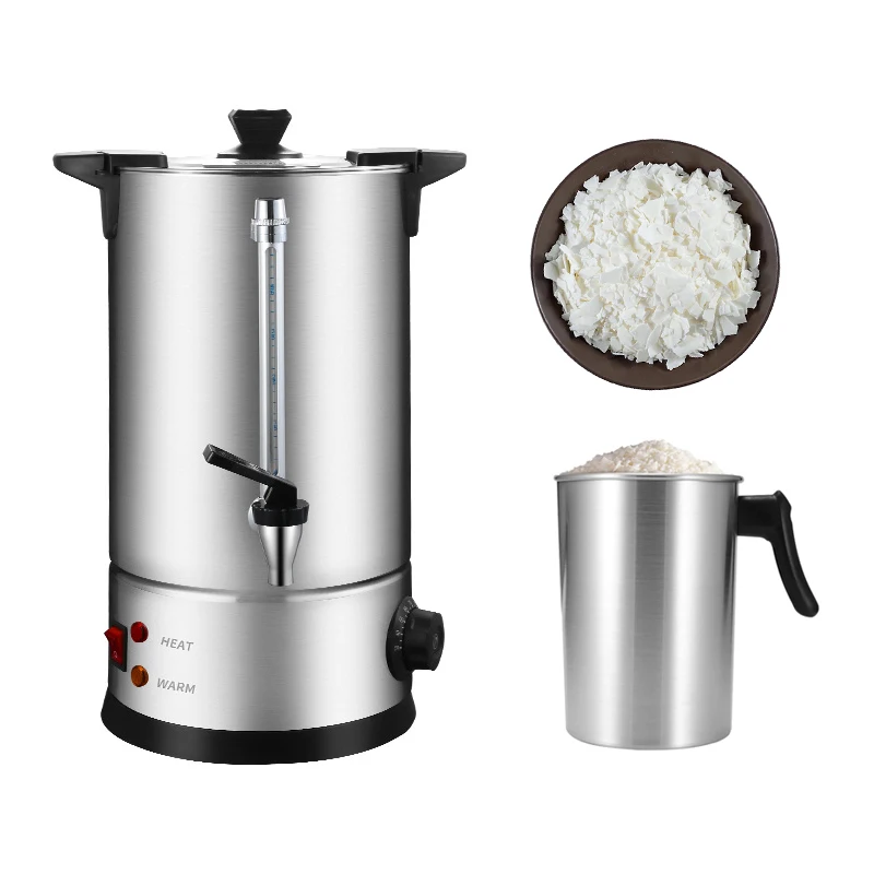 Electric Soy Wax Making Pot Wax Barrel Double Layer Cup Candle Making Machine Small 8L Operate Easy Wax Melter for Candle Making