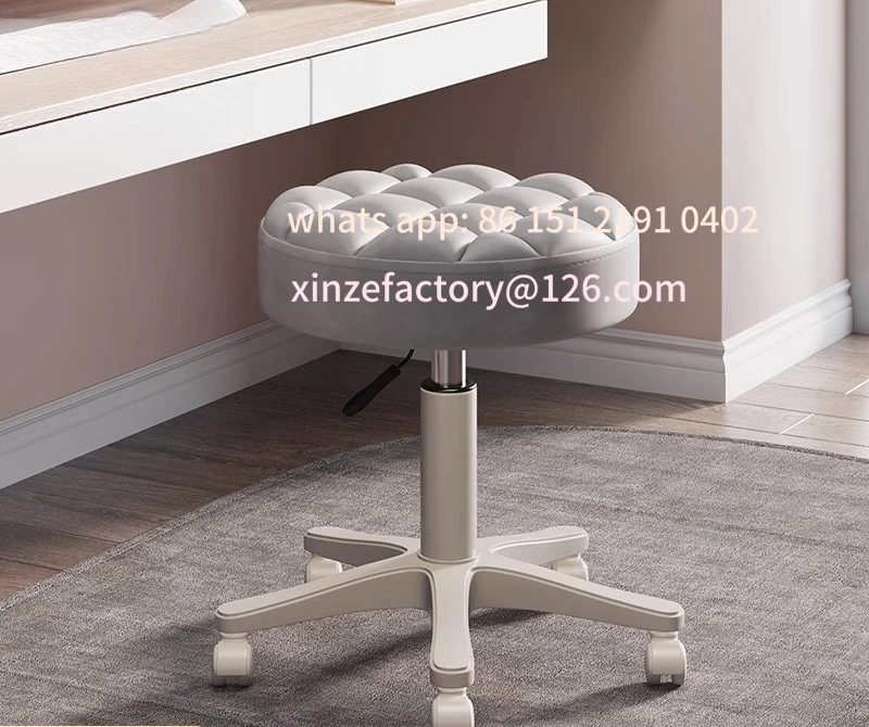 

Customizable Beauty Stool Pulley Liftable Rotating Salon Barber Shop Big Job Chair Hair Chair Household Round Stool