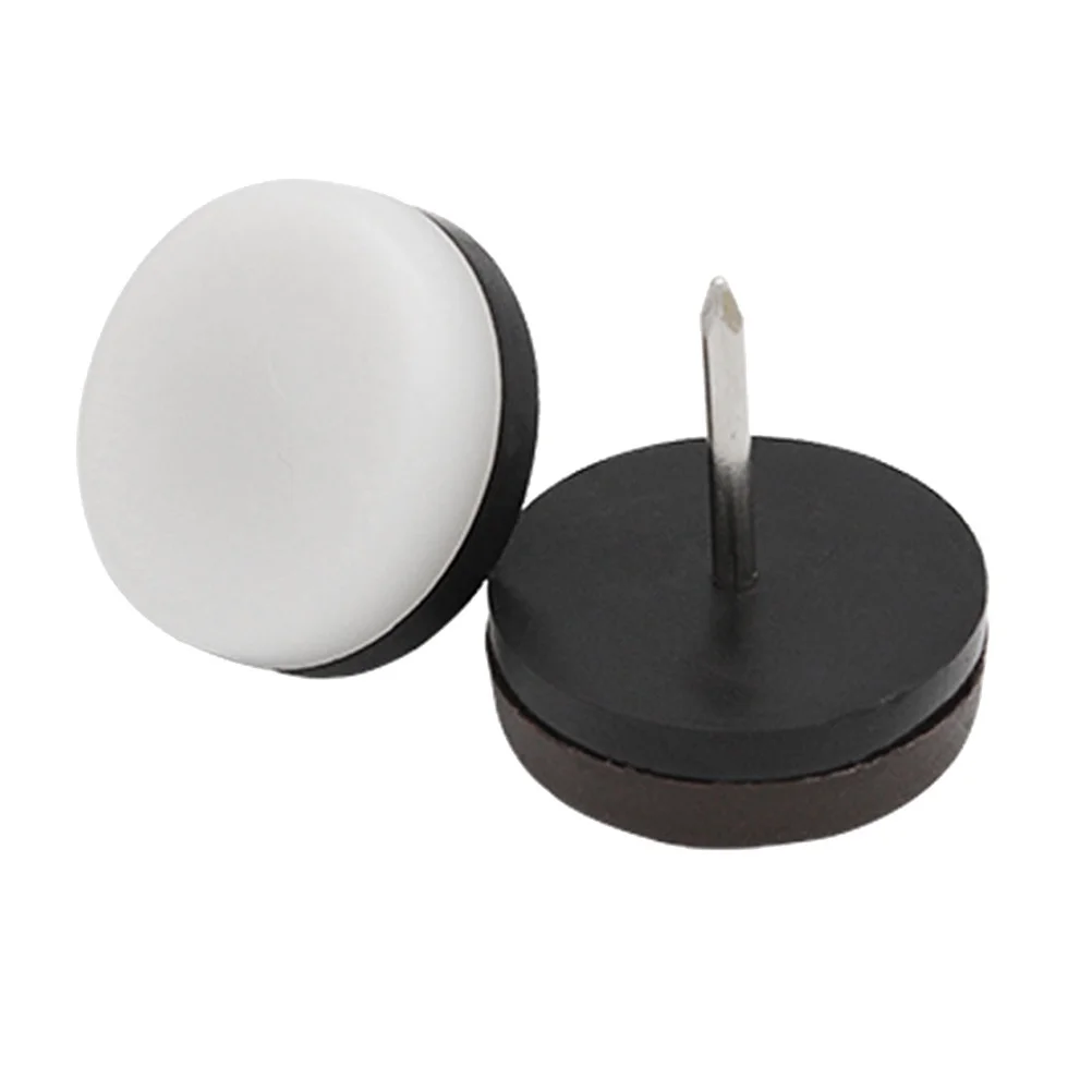 

40Pcs 18mm Furniture Leg Bottom Feet Pads Glides Skid Nail Wood Floor Protector Noise Proof Durable Use Nail Protector