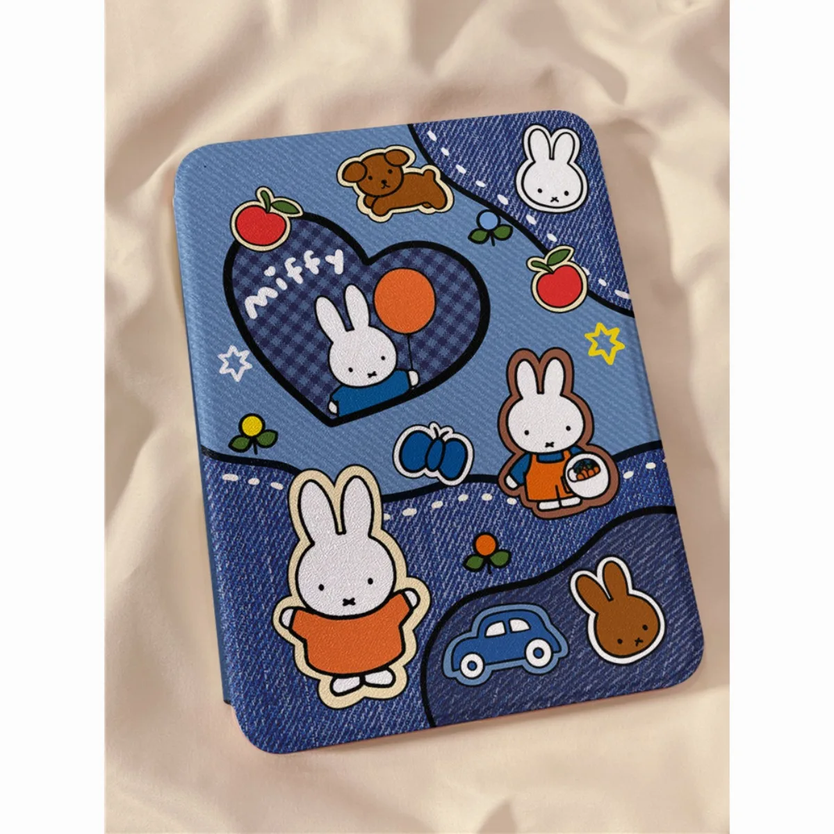 Kawaii Miffy Rabbit Tablet Case Balloon Miffy Rabbit Ipad11 360 Rotation Air7 MINI7 Anti-drop IPad 10th Generation view 6