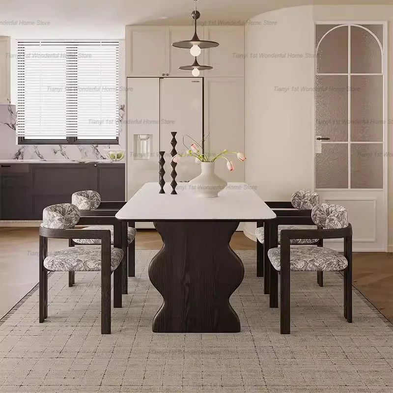 

Высококачественный простой обеденный стол в японском стиле, дизайнерский ресторан, обеденные столы для гостиной, современная мебель для дома Vajilla HBDT