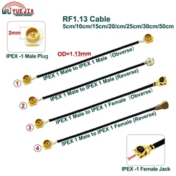 1Pcs U.F.L IPEX Cable Male Plug IPEX1 to IPEX-1 Male / Female Jack Connector RF1.13 Coaxial Jumper WIFI 3G 4G Extension Cable