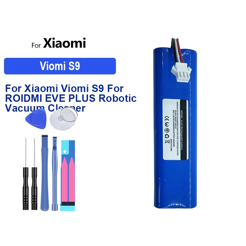 Battery 6800mAh For Xiaomi Viomi S9 Lydsto R1 For Roidmi Eve Plus For Proscenic M7MAX M7Pro M8 Pro U6 For Lenovo LR1